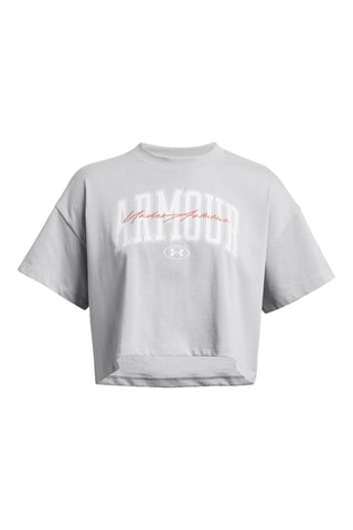 $T-shirt cropped - Gris clair
