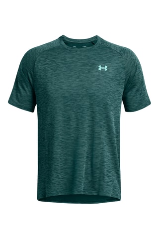 $T-shirt d’entraînement Tech Textured SS - Bleu canard chiné