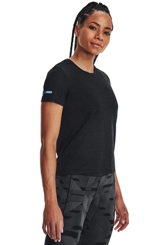 $T-shirt de running Seamless Stride SS - Noir