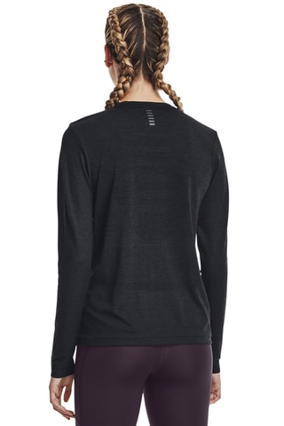 $T-shirt de running Seamless Stride LS - Noir