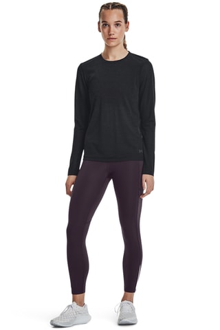 $T-shirt de running Seamless Stride LS - Noir