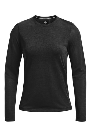 $T-shirt de running Seamless Stride LS - Noir