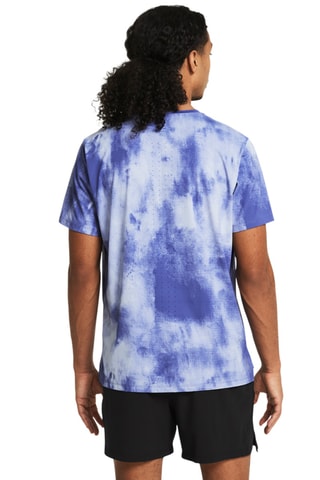 $T-shirt de running tie and dye - Violet et blanc