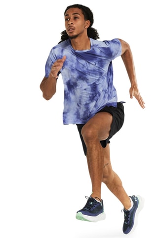 $T-shirt de running tie and dye - Violet et blanc