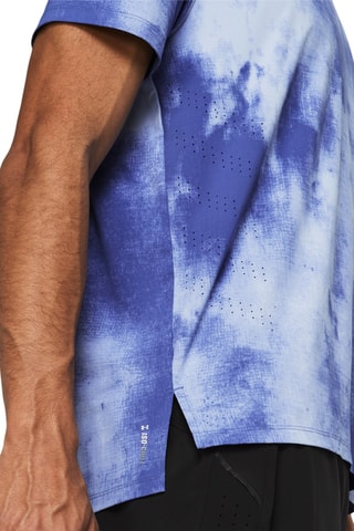 $T-shirt de running tie and dye - Violet et blanc