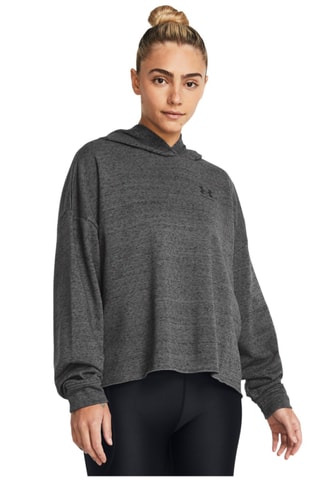 $Sweat à capuche - Gris foncé chiné