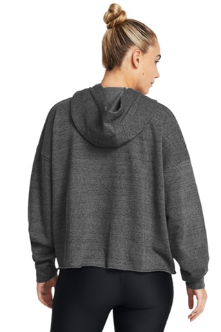 $Sweat à capuche - Gris foncé chiné
