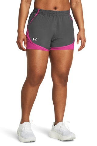 $Short de running 2 en 1 Fly By 2 - Gris
