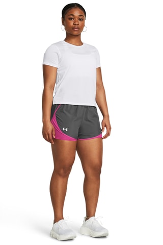 $Short de running 2 en 1 Fly By 2 - Gris