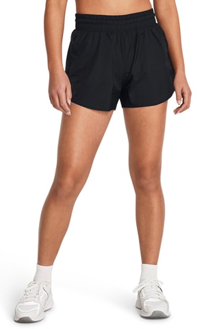 $Short d’entraînement taille haute Flex Woven 3in Crinkle Sts - Noir