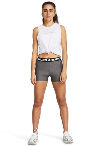 $Short d’entraînement taille haute - Gris chiné