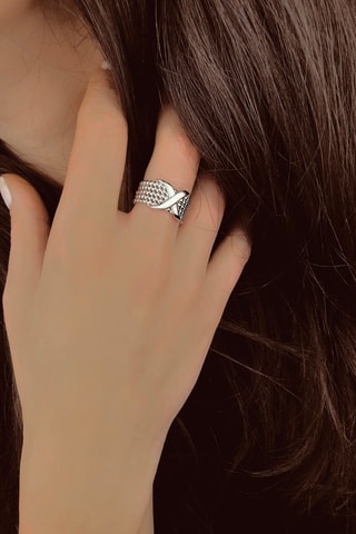 $Bague - Argent et plaqué or jaune