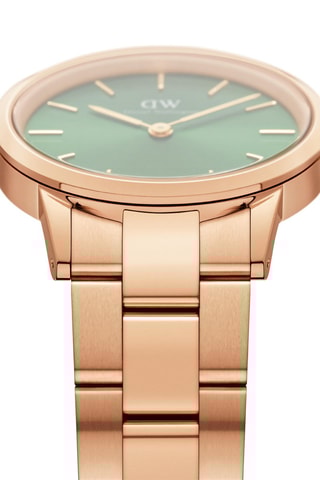 $Montre à quartz en acier Iconic Emerald - 36 mm - Doré et vert