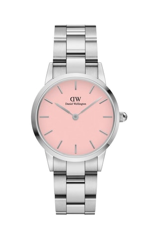 $Montre à quartz en acier Iconic Link - 32 mm - Argenté et rose
