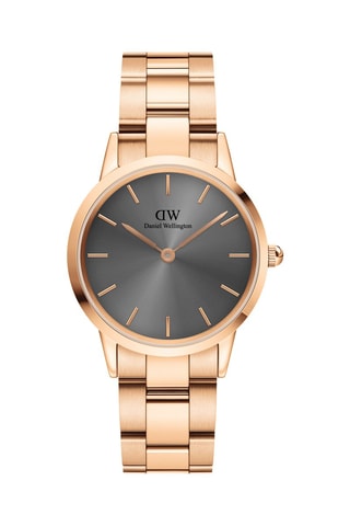 $Montre à quartz en acier et plaqué or rose Iconic Link - 32 mm