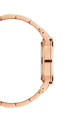 $Montre à quartz en acier et plaqué or rose Iconic Link - 28 mm