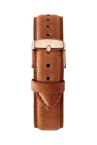 $Montre à quartz en cuir et plaqué or rose Classic Durham - 40 mm