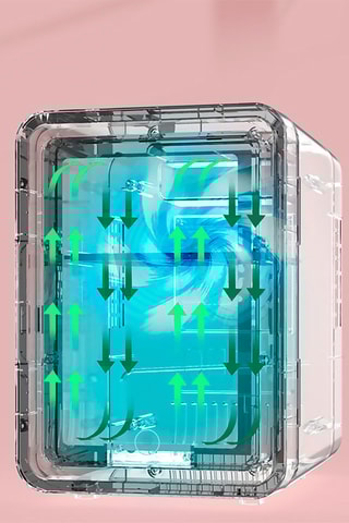 $Réfrigérateur de beauté miroir LED - 6 l