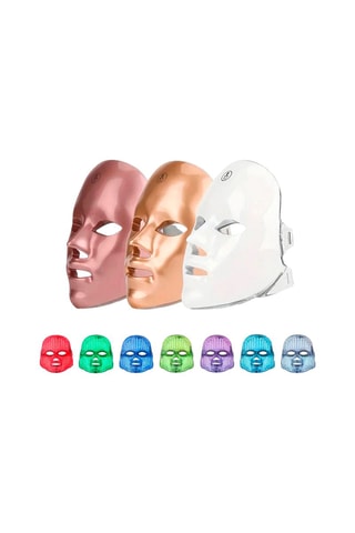 $Masque facial tactile traitement lumière LED