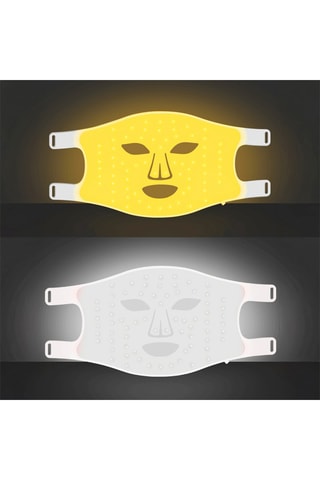 $Masque facial tactile traitement lumière LED en silicone