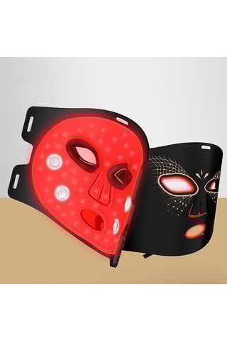 $Masque facial tactile traitement lumière LED en silicone