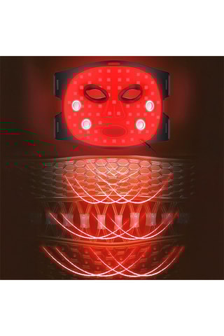 $Masque facial tactile traitement lumière LED en silicone