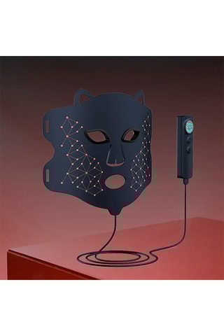 $Masque facial tactile traitement lumière LED en silicone