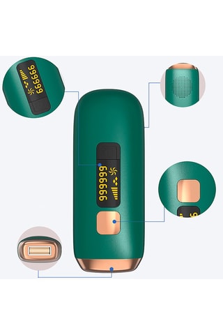 $Épilateur à lumière pulsée T4 - Vert émeraude