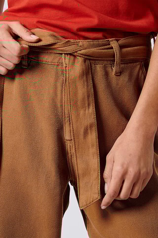 $Pantalon wide legs Brina - Marron