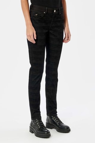 $Pantalon cigarette Camie - Noir