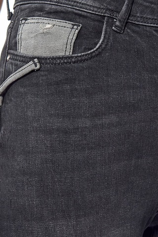 $Jean wide legs taille haute Sibel - Noir