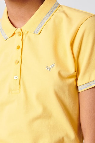 $Polo en coton biologique Jule - Jaune