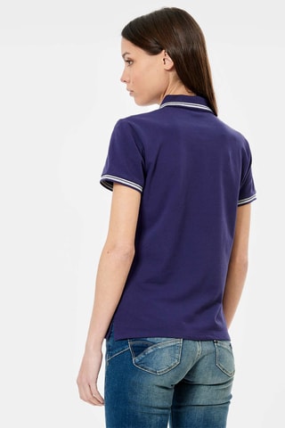 $Polo en coton biologique Jule - Indigo