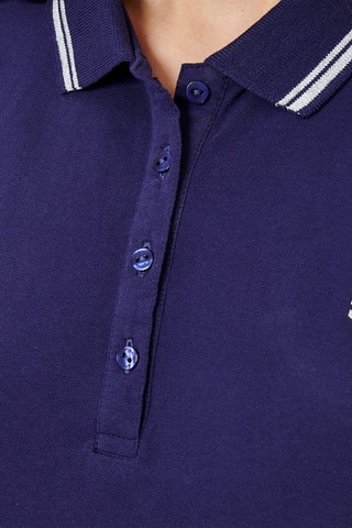 $Polo en coton biologique Jule - Indigo