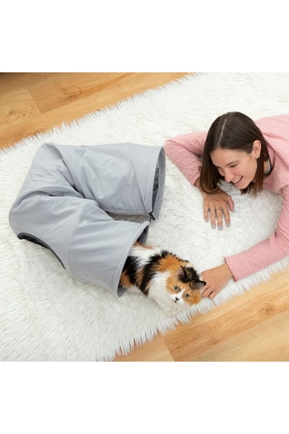 Tunnel pour chat 25 × 114 cm