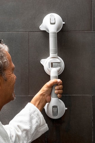 Poignée de sécurité à double angle pour la baignoire
