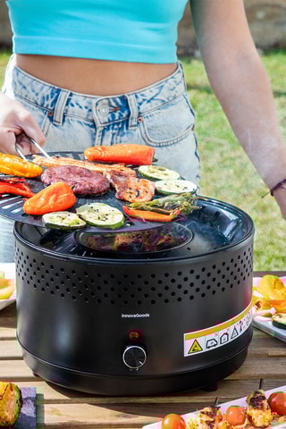 Barbecue portable 4-en-1 sans fumée