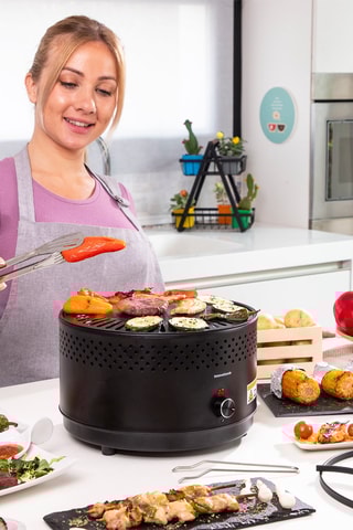 Barbecue portable 4-en-1 sans fumée