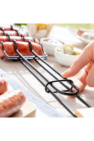 Grille de barbecue pour saucisses