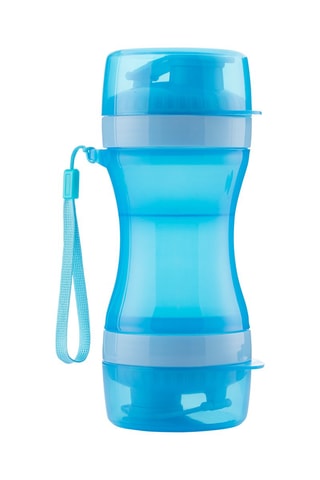 Gourde 2-en-1 pour animaux de compagnie - 300 et 200 ml