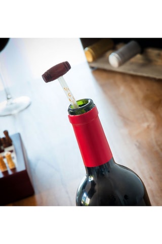 Coffret sommelier en acier inoxydable 2-en-1 - 5 pièces