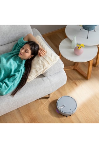 Aspirateur robot rechargeable multifonction 5-en-1