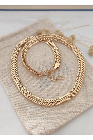 $Collier doré à l’or fin jaune 