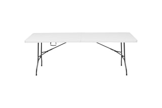 $Table pliable - Blanc et anthracite
