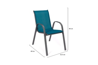 $6 chaises de jardin - Multicolore