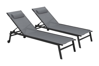 $2 chaises longues inclinables Faro - 