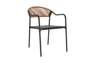 $4 chaises de jardin empilables Nazare - 