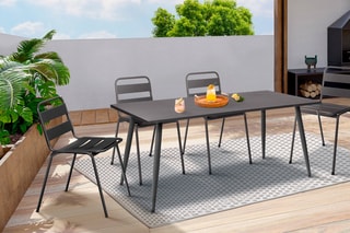 $Table de jardin - Anthracite