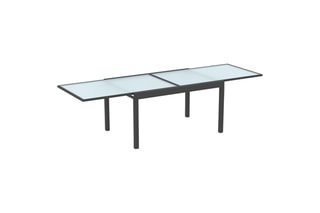 $Table de jardin extensible - 
Gris
