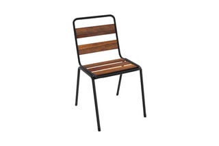 $6 chaises de jardin Acacia